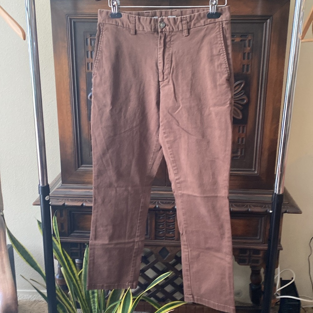 men’s cotton straight leg pants, 31x30